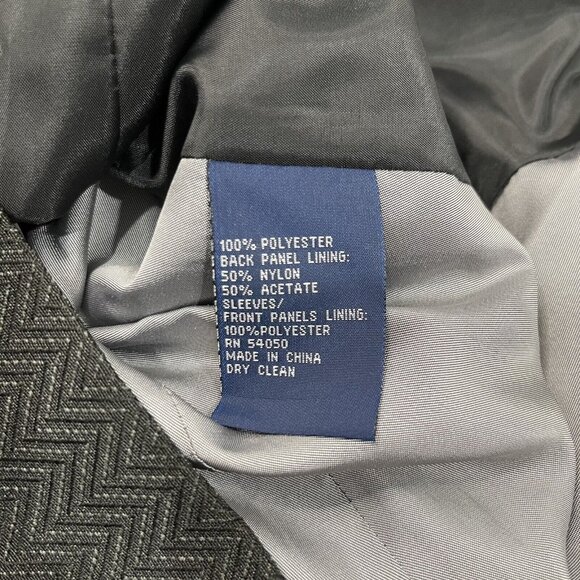 Evan Picone Women's Chevron Button Blazer Size 8P Petite Dark Gray NWT $200 - Picture 8 of 8